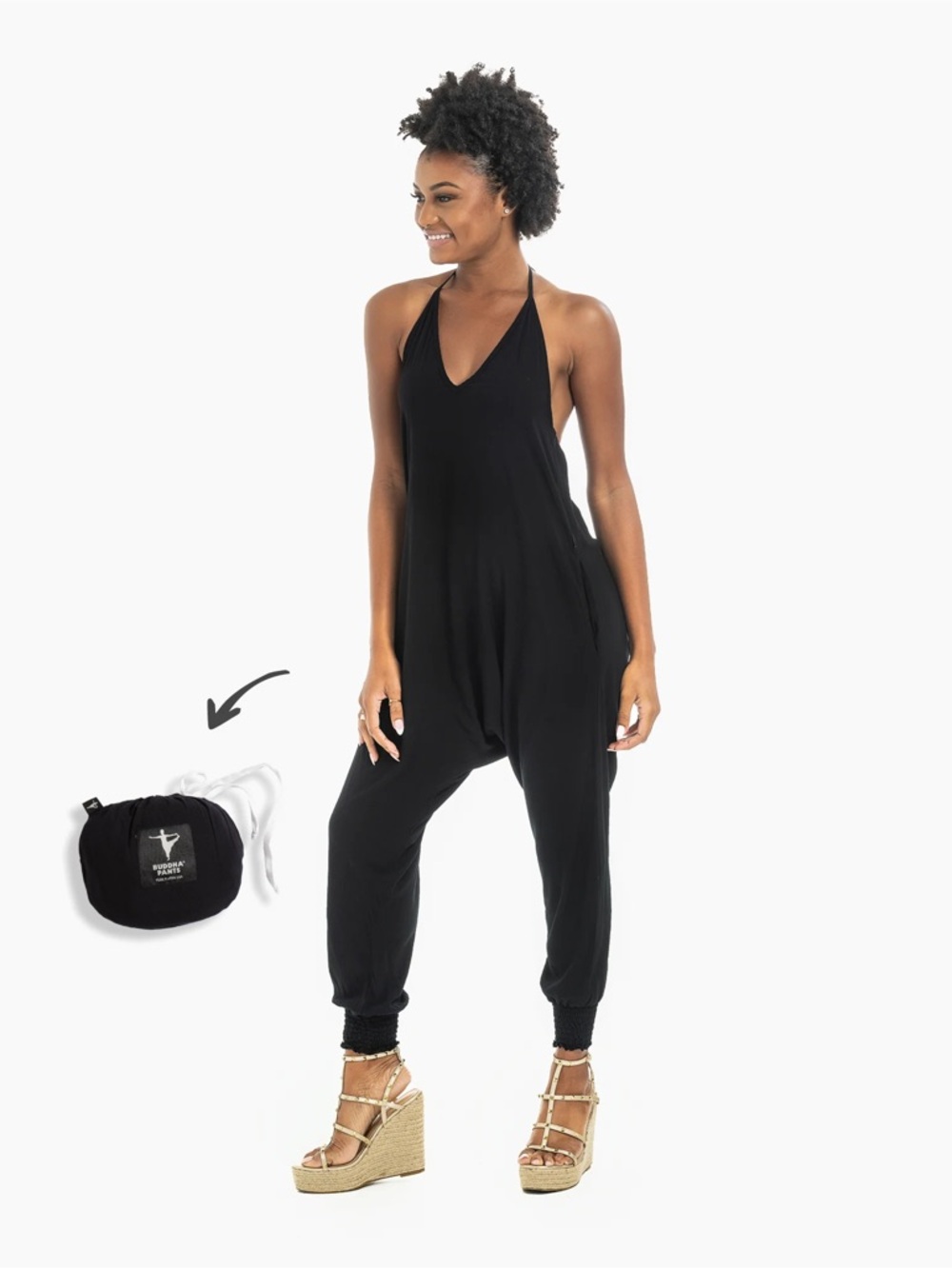 Buddha Pants Halter Jumpsuit
